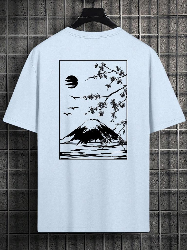 Manfinity Hypemode Men Mountain Print Tee