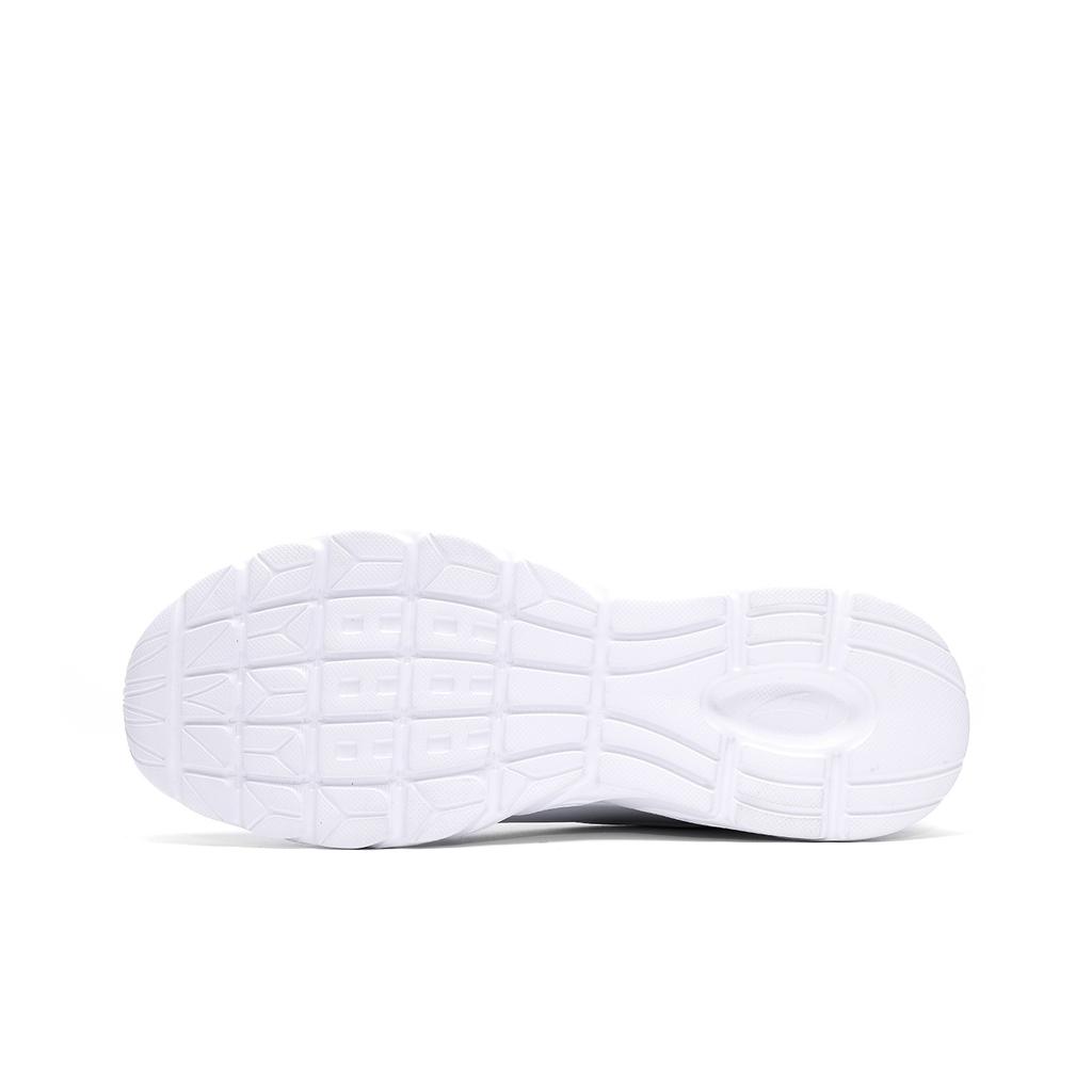 Anta Série Running Couro Resistente à Água Absorção de Choque Antiderrapante Durável Tênis de Corrida Cano Baixo Masculino tênis Branco 912245515-4