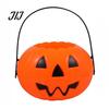 Trick or Treat Containers 1/2/3Pcs Halloween Pumpkin Candy Bucket, Trick-or-Treat Holder Basket, Bucket with Handle Jack-O-Lantern Sweet Snack