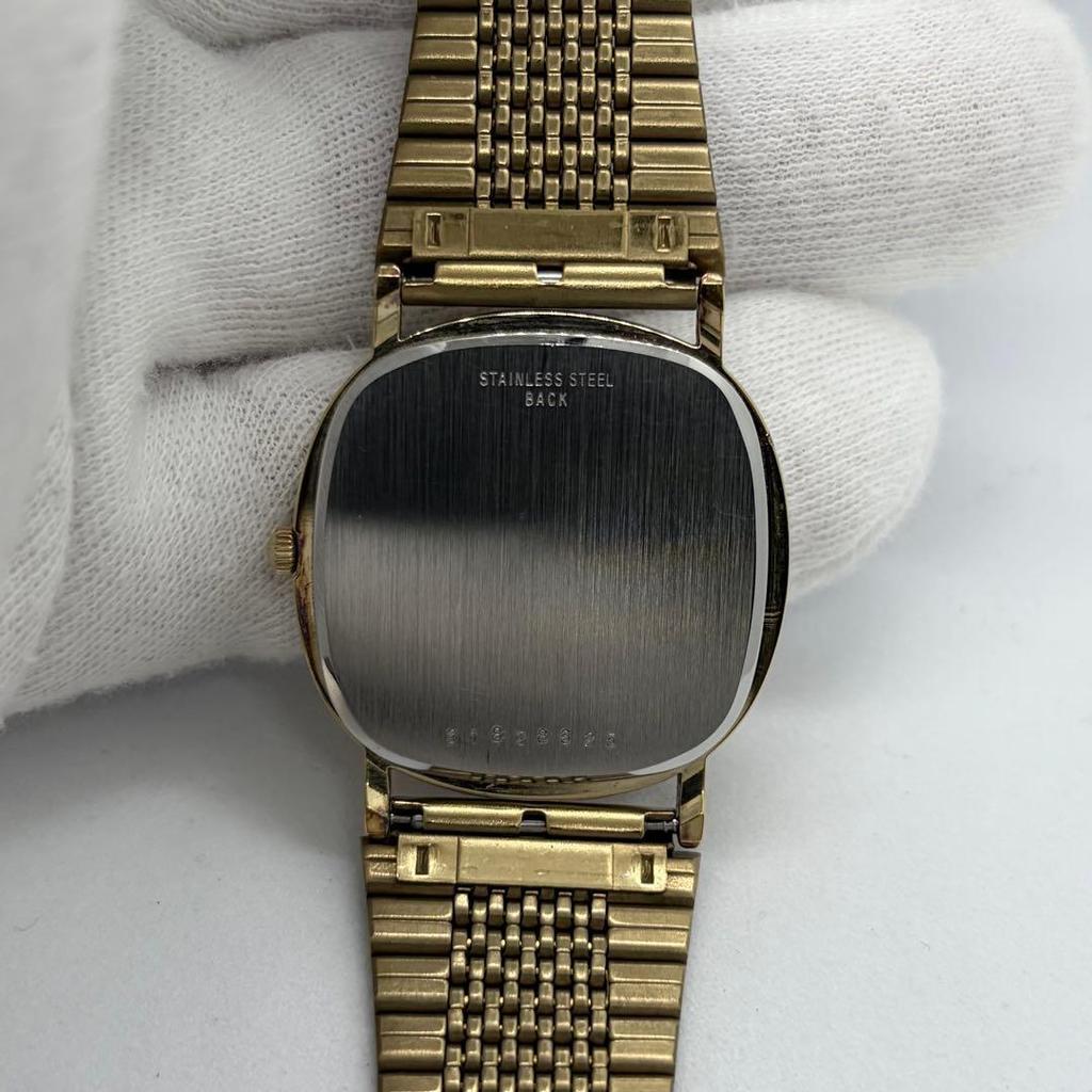 Used New battery LONGINES quartz watch gold operation