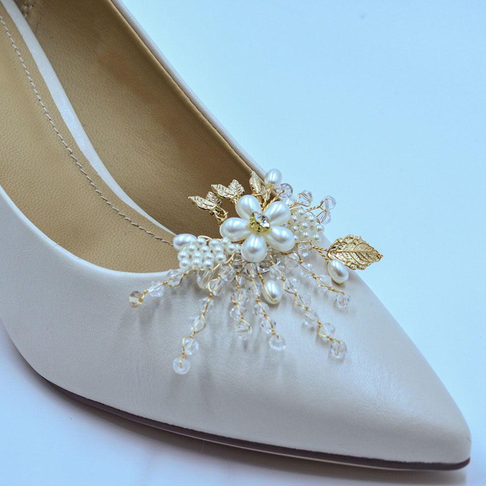 1Pair DIY High Heels Shoe Buckle Rhinestone DIY Shoes Charms Wedding Shoes Accessories  Party