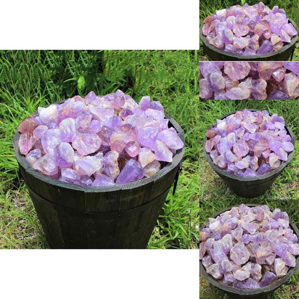 Natural Rough 100g Amethyst Gravel Stone Quartz Crystal Gemstone Decor Home