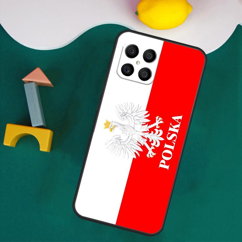 Poland Flag Case For Honor Magic 7 5 6 Lite Honor 200 Pro 50 70 90 Lite X9a X8a X8 X9 X8b X9c X9b Cover