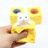Frog Pop Up Squeeze Toys Cheese Mouse Fidget Toys Soft Kids Tricky Doll  Practical Jokes
