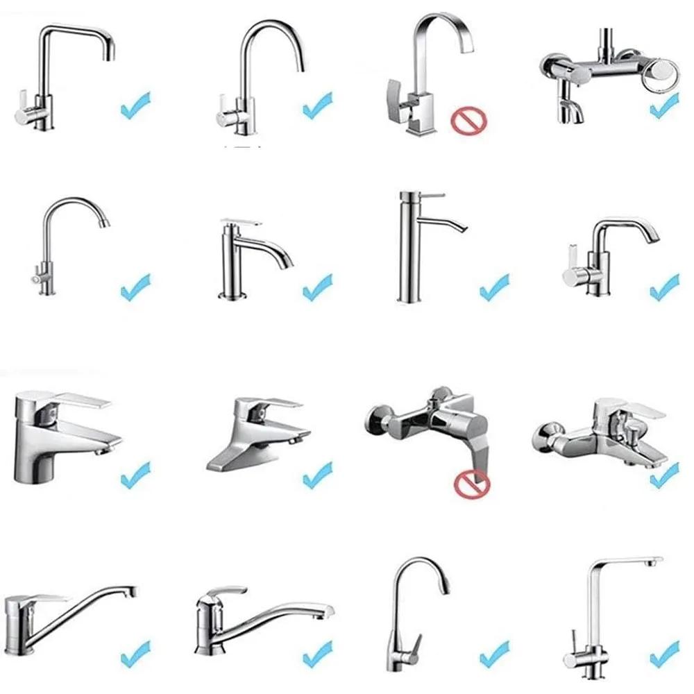 360° Swivel Water Saving Tap Aerator Replaceable Filter Mixed Nozzle Kitchen Bathroom Faucet Bubbler