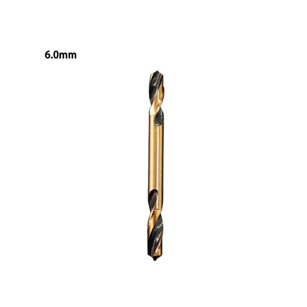 High Speed Steel Doubleheaded Auger Drill Bit 1pc For Drilling For Metal Wood with Hand Drill and Electric Drill