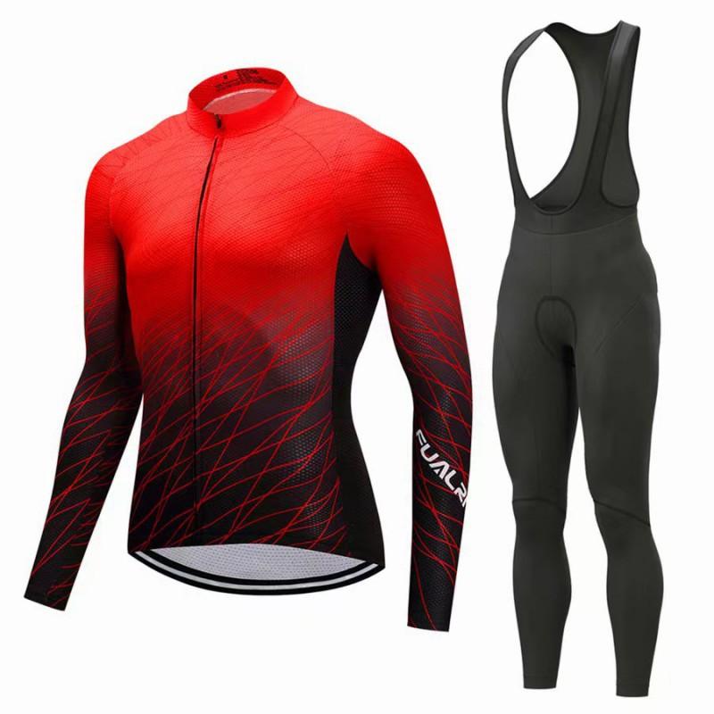 Tour De Men Women's Long-sleeved Bicycle Riding Clothes Outdoor Mountain Road Equipment Factory