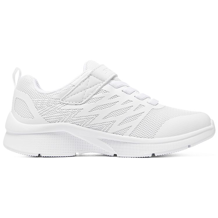 Skechers Comfortable Versatile Shock Absorbing Durable Low Top Kids Running Shoes Kids Sneaker White 302617L-WHT