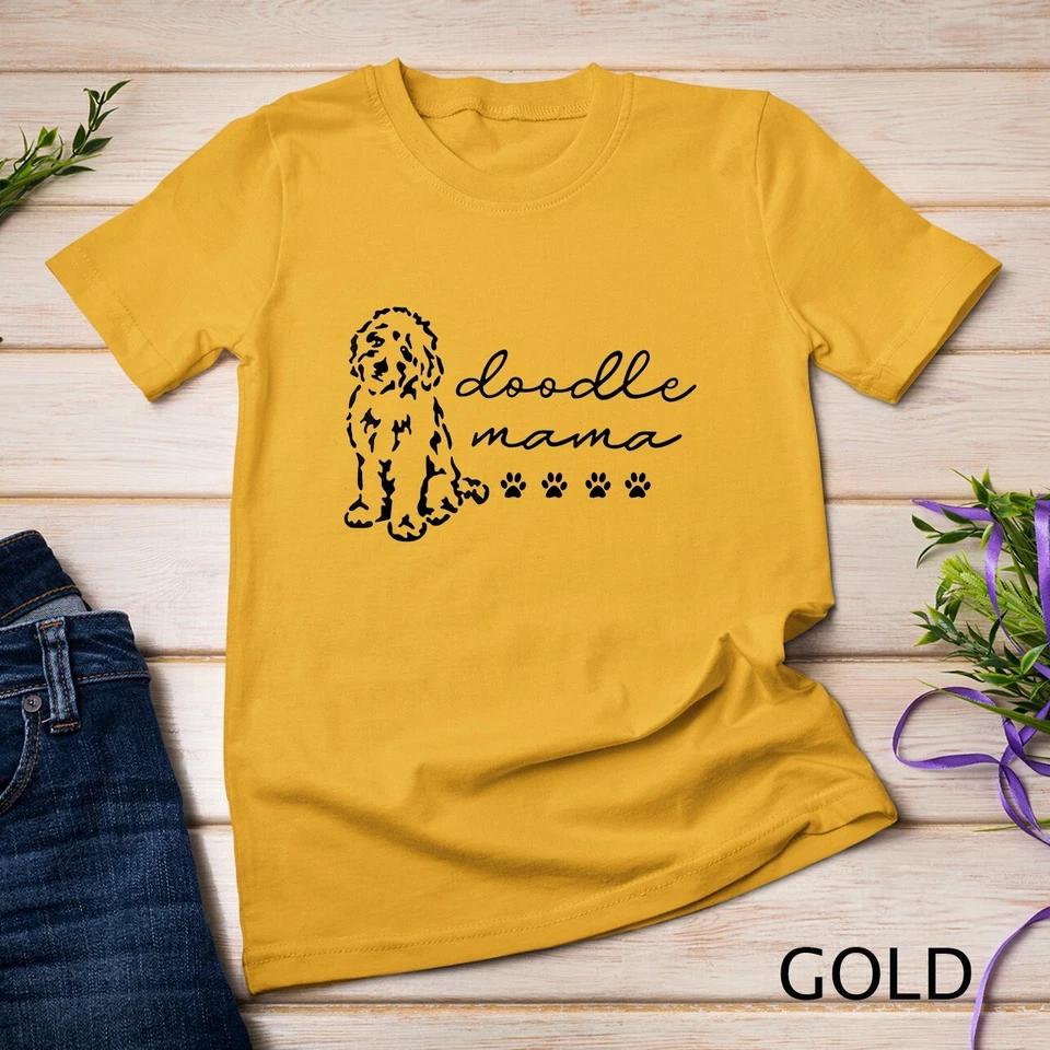 Doodle Mama Labradoodle Golden Gift Doodle Dog Lover Mom T-Shirt Unisex T-shirt 6 S