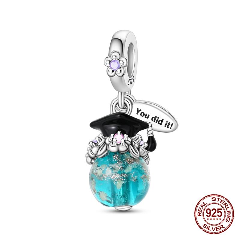 100% Copper Original Cat Couple Chain Beads Romantic Butterfly Charms Fit Bracelet Diy Jewelry Making Women Gift