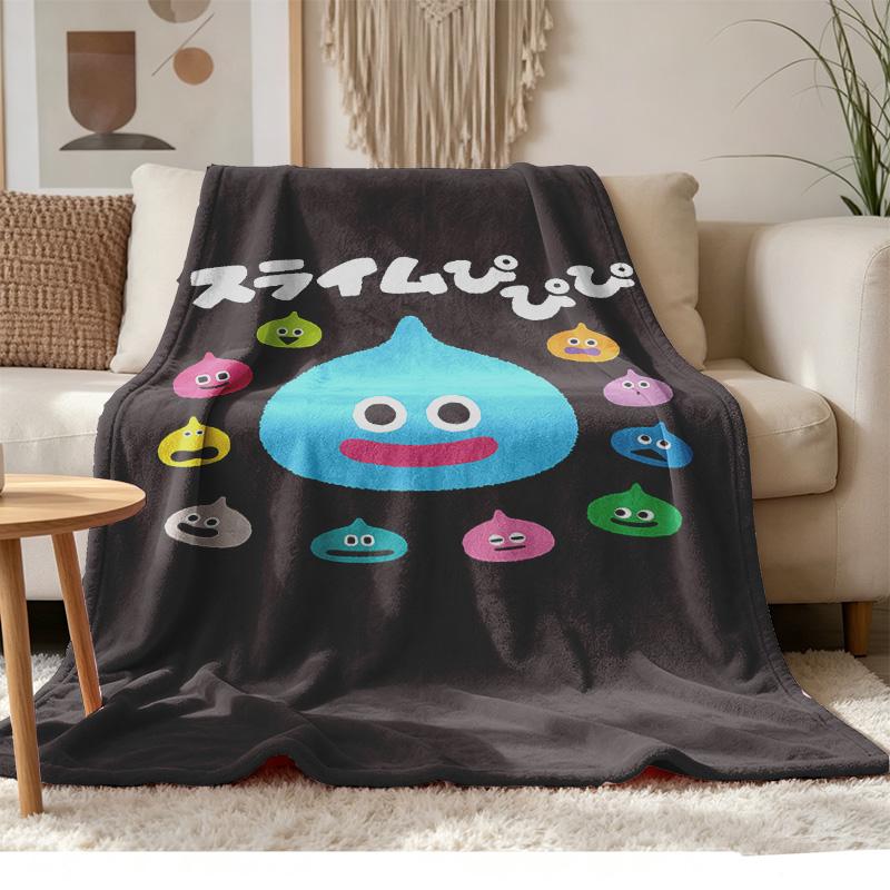 Dragon Quest Soft and comfortable flannel Suitable for sofas living rooms outdoor camping travel and also makes a great anniversary gif