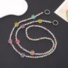 Yi Lian Acrylic Beaded Phone Chain: Pearl Crossbody Strap Charm for Women
