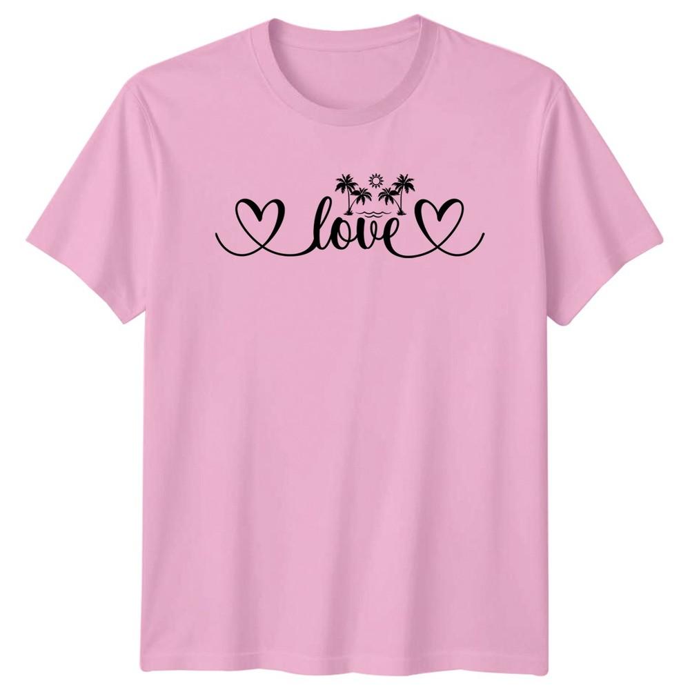 Love TShirt Tropical Beach Vacation Travel Gift For Him And Her