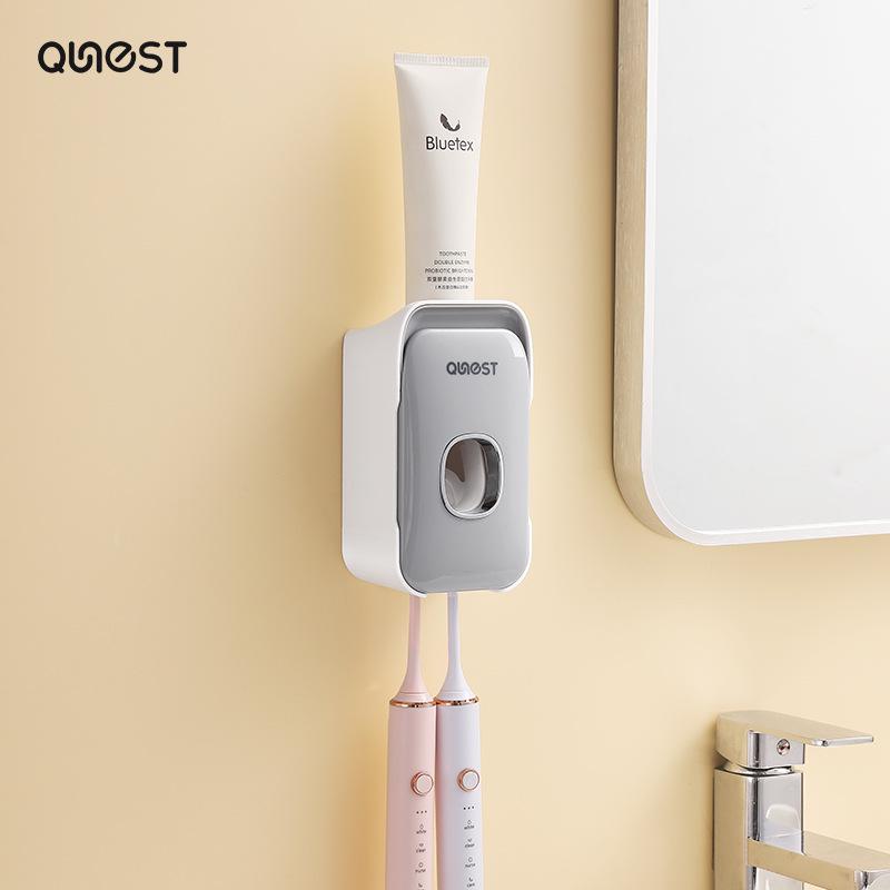 

Автоматический настенный дозатор зубной пасты и набор держателей для зубных щеток