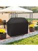 Housse de barbecue de jardin extérieure Robuste Universelle Tissu Oxford Housse de barbecue Housse de protection anti-poussière pour barbecue de pique-nique