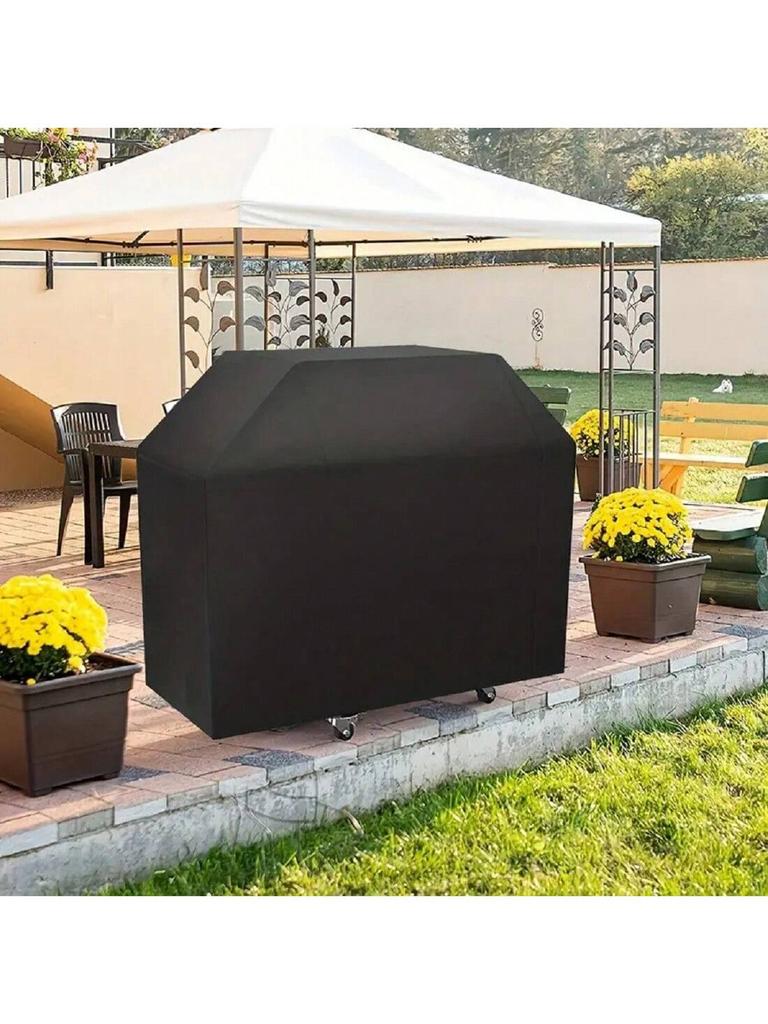 Housse de barbecue de jardin extérieure Robuste Universelle Tissu Oxford Housse de barbecue Housse de protection anti-poussière pour barbecue de pique-nique