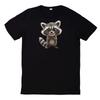 T-Shirt Cute Raccoon Funny Racoon Motif
