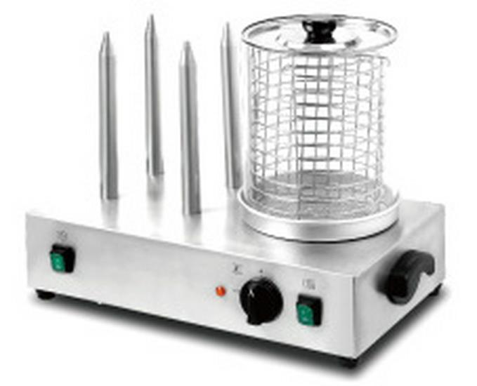 Electric Sausage Steamer & Toaster with Auto Temp Control