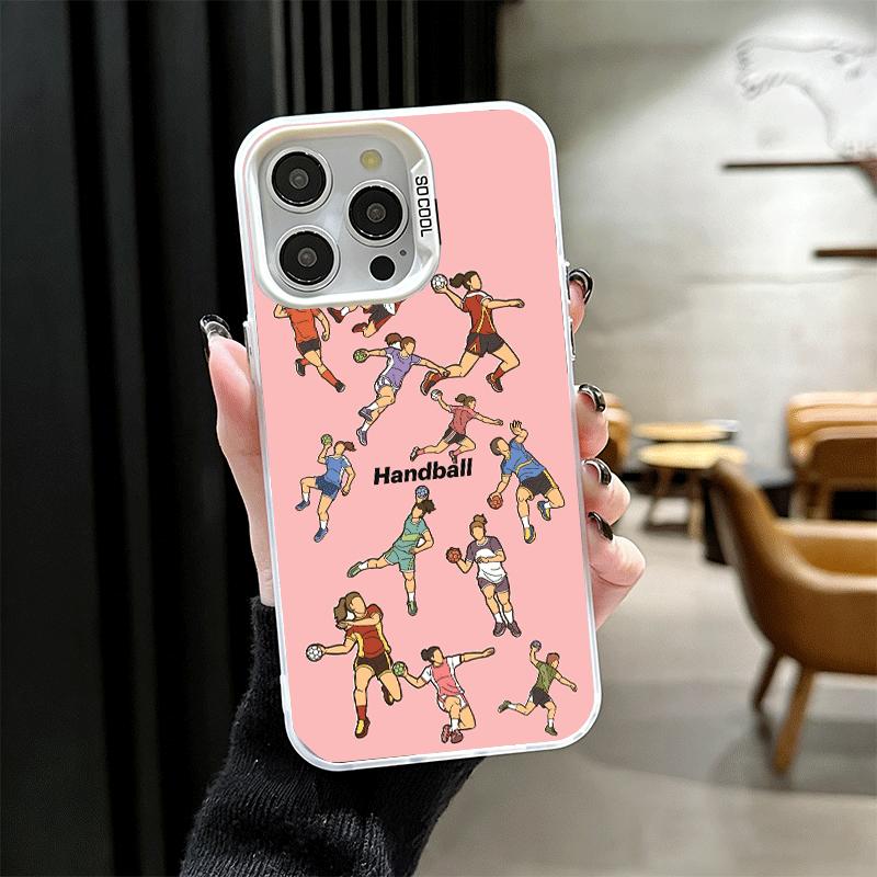 Handball Sport Shockproof Phone Case for iPhone 17 Air 16 16E 15 Pro Max 14 Plus 13 Mini 12 Back Cover Anti Fall Fundas