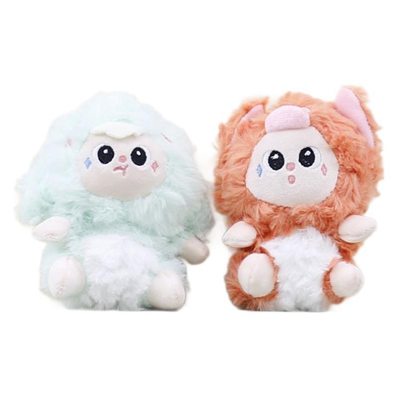 Animal Adorable Plush Doll Keychain Soft Stuffed Toy With Cute Design Cartoon