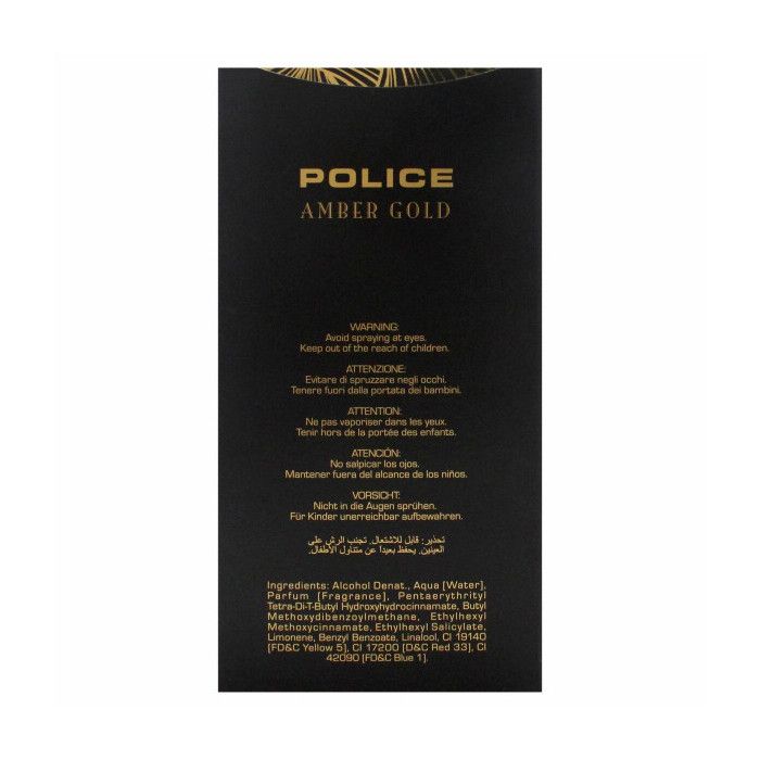 Parfum Femme Police Amber Gold EDT 100 ml