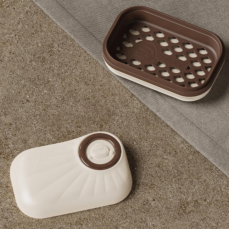 Plastic Bathroom Shower Soap Box With Lids Travel Portable Small Soap Tray Dish Storage Holder Plate Home Soap Container
