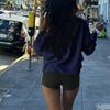 Spring/Autumn 2025 American & European Street Style One-Shoulder Loose Letter Print Casual T-shirt
