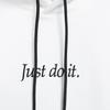 Nike Sportswear Fleece Pullover Hoodie With Drawstring Men Tops White CI9407-100