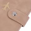1Pc Id Holder With Airplane Clasp Pu Leather Travel Passport Cover Multiple Card Slots Passport Holder Unisex Travel Organizer