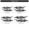 2025 New High Visibility Flame Reflective Car Scratch Cover Stickers Decals Easy to Apply