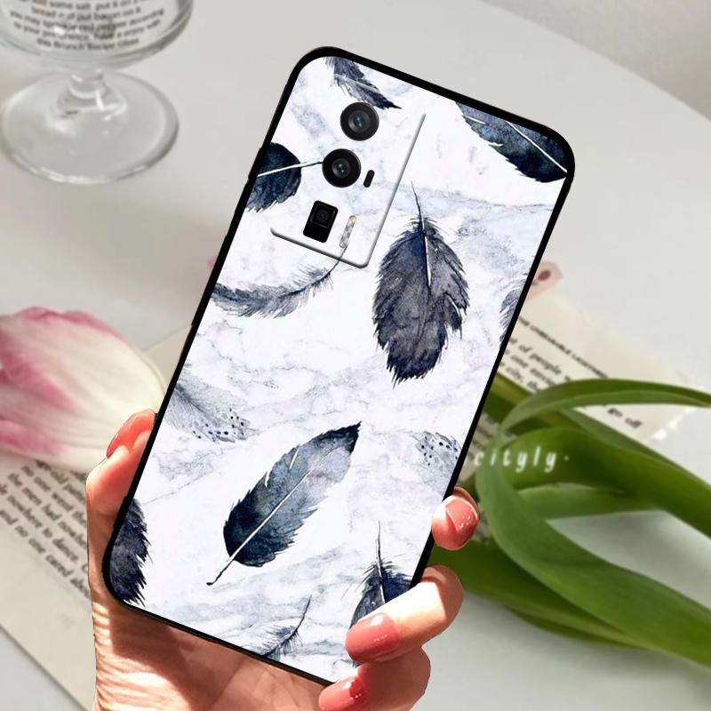 For Xiaomi Poco F5 5G / F5Pro Case Silicone Shockproof Soft TPU Phone Cover for POCO F5 Pro Capas Funda on PocoF5 Luxury Coque