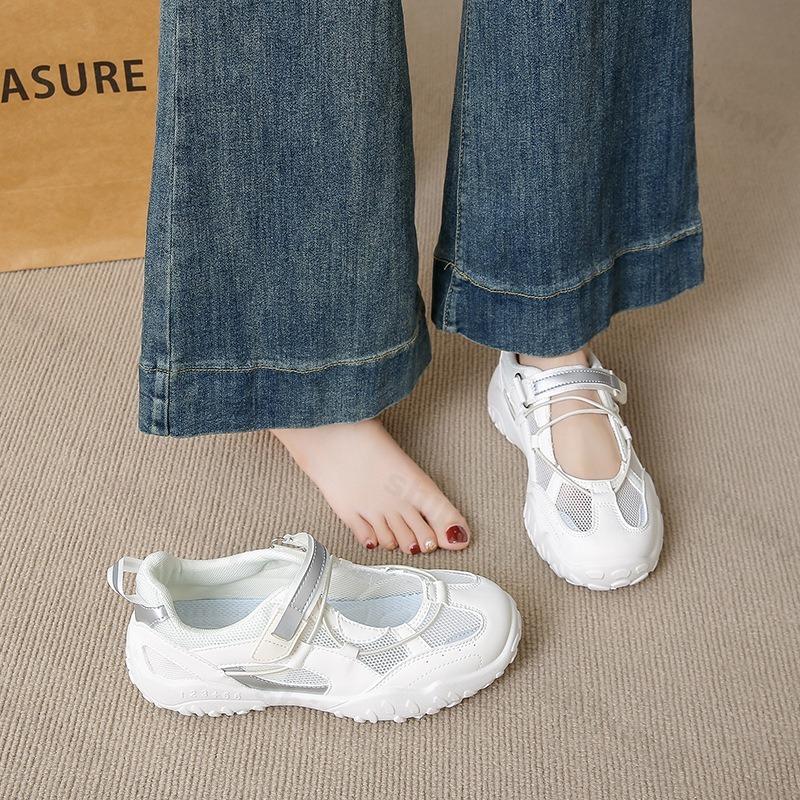 Fashion 2025 Summer New Mesh Breathable Casual Sports Shoes for Women Fashion Trend Comfortable Versatile Shallow Mouth Chunky sneakers