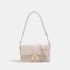Peach Oolong Mint Green French-style Underarm Bag 2024 New Women's Quilted Small-style Square Bag Single Shoulder Crossbody Bag