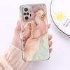 Marble Pattern Luxury Cool Clear Case For Xiaomi Redmi Note 11 Pro 10 9 9S 8 8T 7 9A 9C 9T 10 10C K40 Transparent Phone Cover