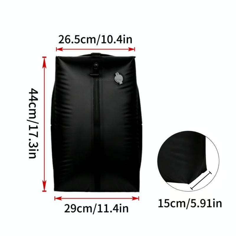 

17L Luggage Vacuum Compression Bag Reusable Waterproof Dustproof Bag, Save 60% Space Travel Vacuum Sealed Bag Storage Bags with no pump