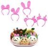 5Pcs Bento Decoration Tools Lunch Bento Box Food Headwear Buffet Sandwich Toppers Decor For Bento Decoration