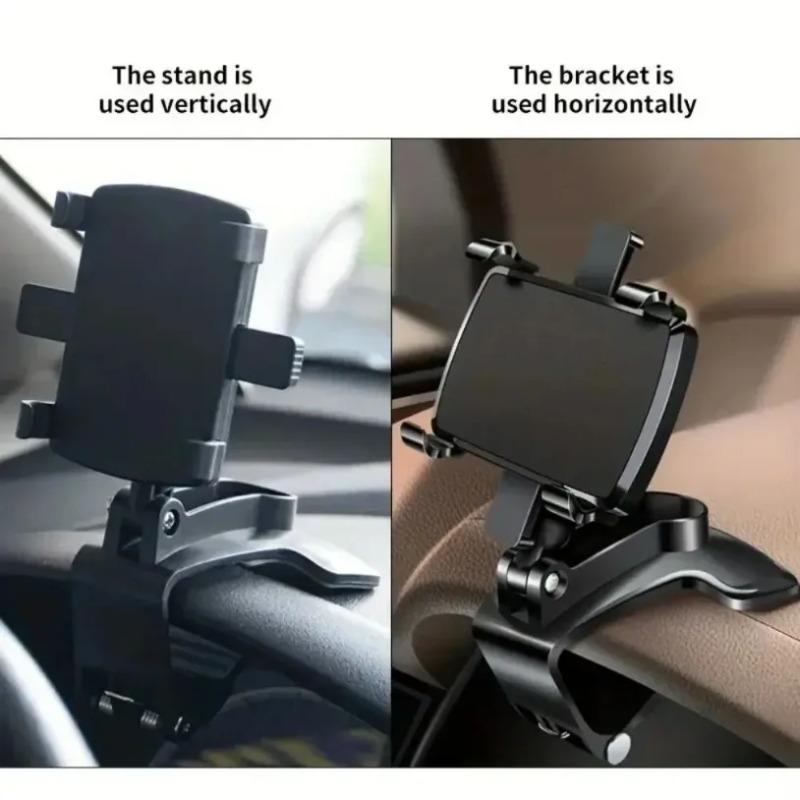 New Universal 360° Rotation Car Phone Holder Stand Dashboard Car Clip Mount GPS Bracket Car Mobile Phone Support In Car