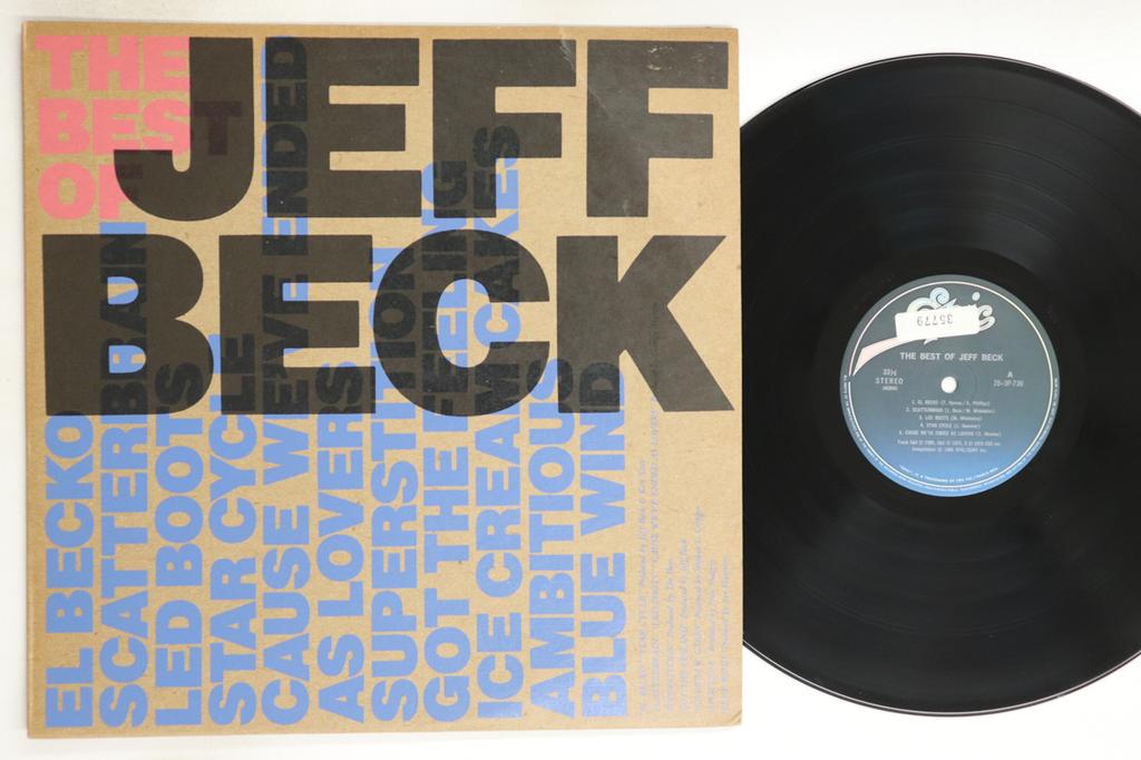 LP Record JEFF BECK - Best Of Jeff Beck 283P739 EPIC 1986 Japan Rock Used