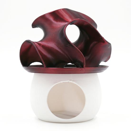 Fish Tank Landscaping Ornament, Betta Shelter House Aquarium Decoration, Hollow PLA Material Safe Fish Habitat Accessory