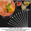 20 Pcs Stainless Steel Cocktail Sticks, Reusable Cocktail Sticks, Metal Cocktail Sticks ,drinks Bbq Holiday Party Cocktail Accessories GuanGuan