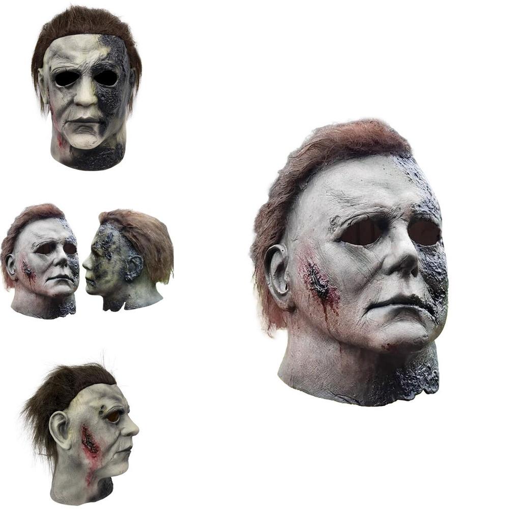Halloween Ends Michael Myers Maske Hochdetailliertes Latex-Requisit für Cosplay und Partys