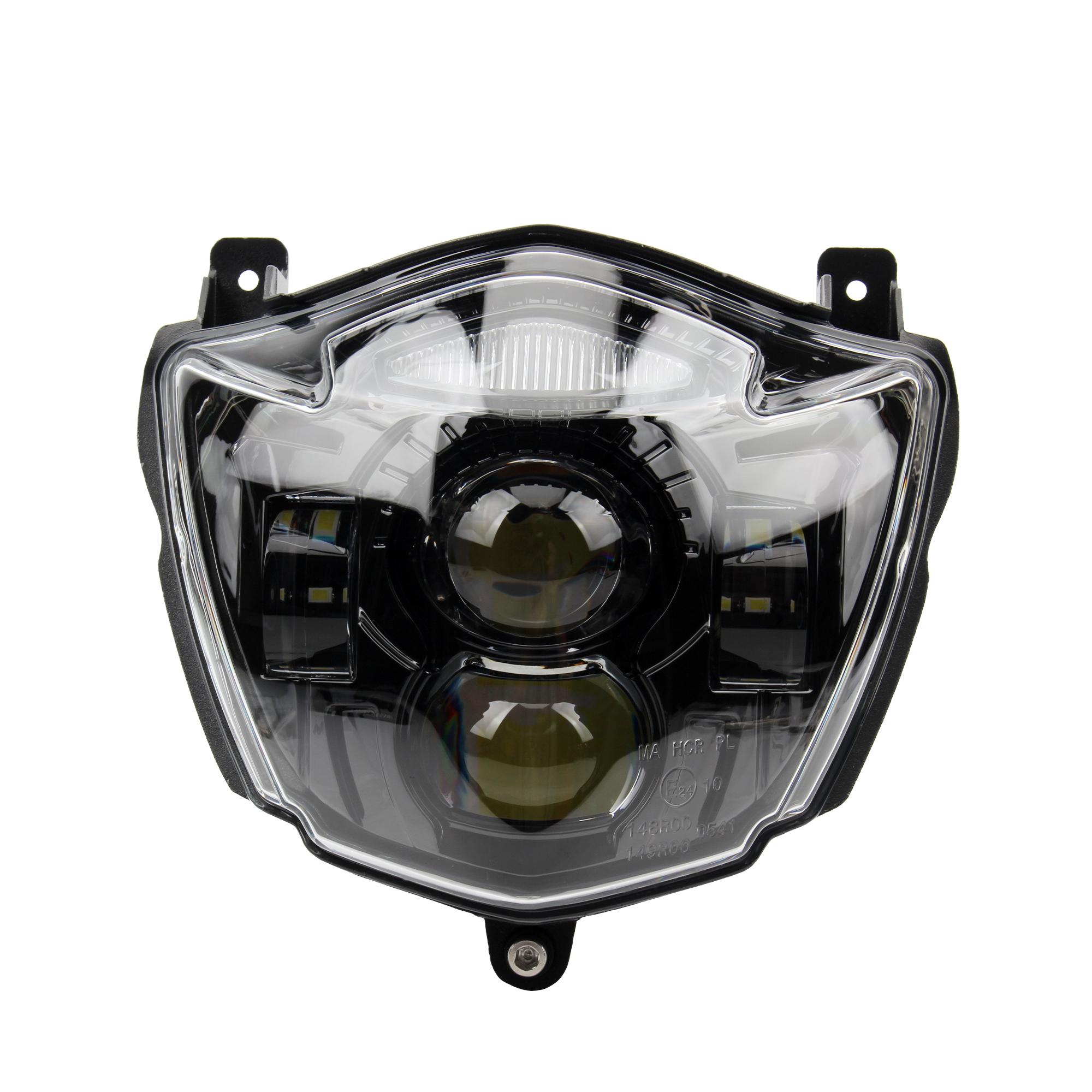 

Светодиодная фара для мотоцикла Передняя фара Для Yamaha XT660X XT660R XT660 2004-2016 Аксессуары для эндуро Питбайк Фара E24 чёрный