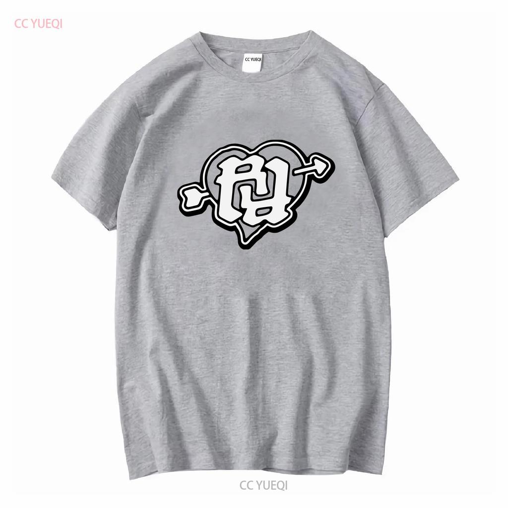 RR Heart KanKan Rapper T Shirt Really Rich Merch Summrs Autumn Long or Short Sleeves Vintage Washed Homme Fashion Slightly