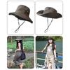 Waterproof Bucket Hat Wide Brim Mountaineering Caps Fashion Fisherman Hat  Outdoor