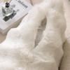 Federa Cuscino Peluche a Bolle in Finta Pelliccia di Coniglio Morbida Soffice Delicata sulla Pelle Quadrata Rettangolare per Divano Letto Arredamento Casa