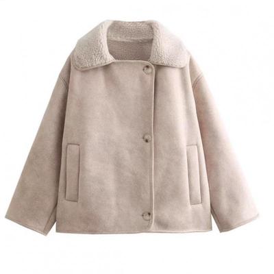 Europäisch-Amerikanische Damen Wildleder Warme Jacke - Herbst/Winter Neuer Stil