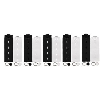 20pcs Extender Button Set with 10 Elastic Waist Extender Button 10 Collar Extender Button for