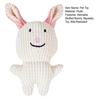 Stuffed Bunny Dog Toy Squeaky Plush Animal Dog Chew Toy Teeth Cleaning Toy for Puppy Teething Dogs Entertainment