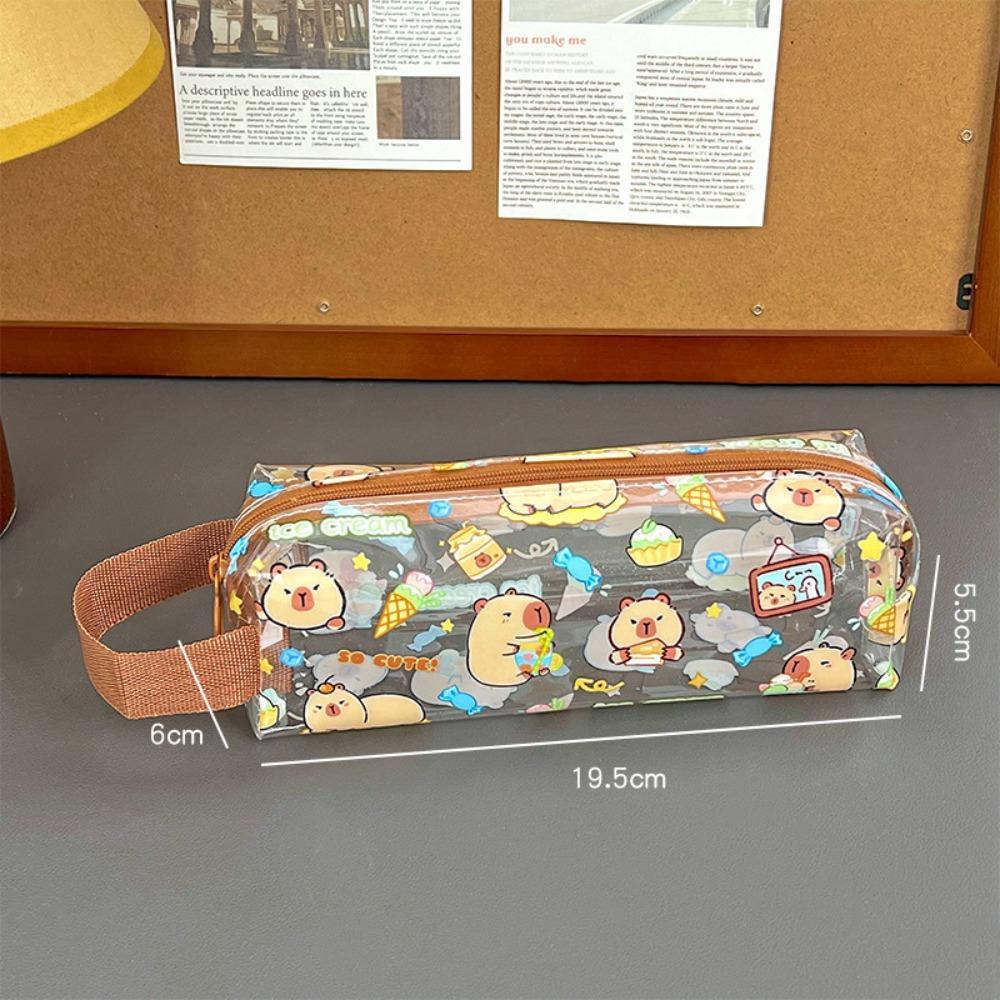 

Капібара Сумка для ручок Ручна коробка для ручок Нова сумка для канцтоварів Студенти 01