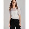 ELLE Women's Summer Hollow Knit Sweater